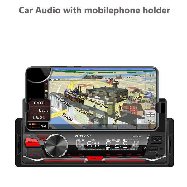 Newest 1DIN In Dash Car Radios Stereo Bluetooth Car Audio Music Stereo Car MP3 Radio Player with Remote Control